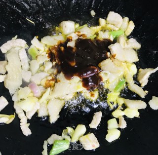 肉酱焖豆腐的做法步骤：4