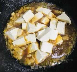 肉酱焖豆腐的做法步骤：7