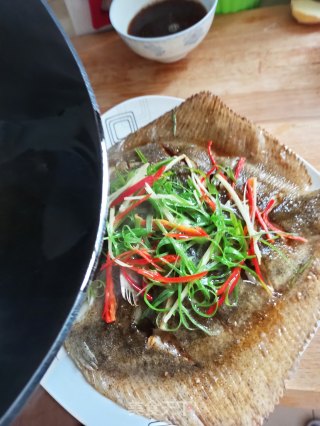 清蒸多宝鱼的做法步骤：9