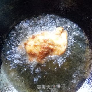 五香炸鸡块的做法步骤：8