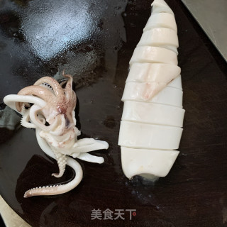 粉丝蒸鱿鱼的做法步骤：8