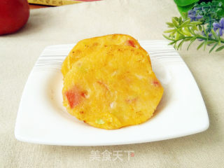 番茄鸡蛋饼的做法步骤：8