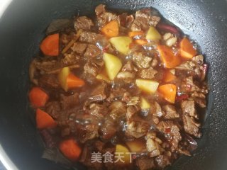 胡萝卜土豆炖牛肋条的做法步骤：15