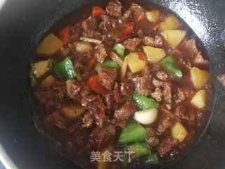 胡萝卜土豆炖牛肋条的做法步骤：17