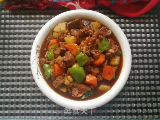 胡萝卜土豆炖牛肋条的做法步骤：18