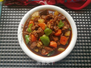 胡萝卜土豆炖牛肋条的做法步骤：19