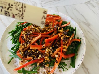火麻拌三丝的做法步骤：4