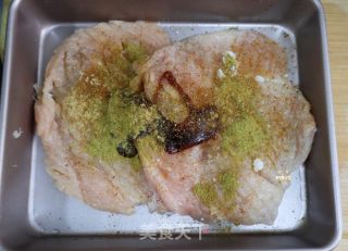 不放一滴油????香酥烤鸡排（烤箱版）低脂健康✅的做法步骤：4