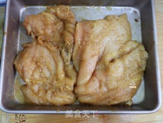 不放一滴油????香酥烤鸡排（烤箱版）低脂健康✅的做法步骤：5