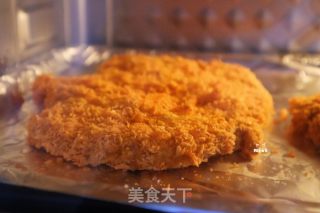 不放一滴油????香酥烤鸡排（烤箱版）低脂健康✅的做法步骤：11