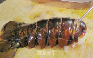 蒜茸粉丝龙虾尾的做法步骤：4