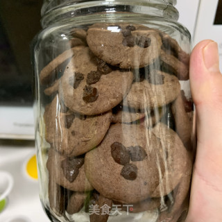 童趣巧克力豆饼干的做法步骤：9