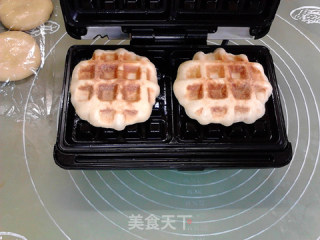 花生酱与华夫：芝士花生酱夹心华夫饼的做法步骤：13