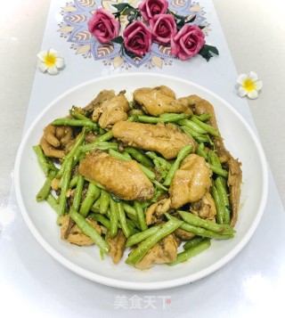 豇豆焖鸡的做法步骤：10