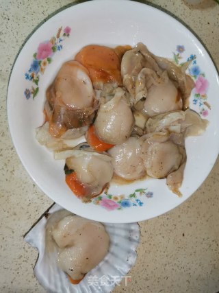 粉丝蒸扇贝的做法步骤：1
