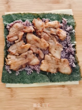 谷米千张烤肉卷的做法步骤：9