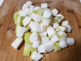 雪梨糯米羹的做法步骤：4