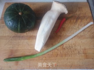 蚝油杏鲍菇南瓜的做法步骤：1
