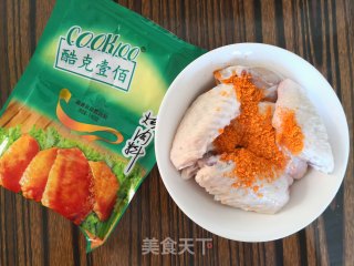香烤鸡翅的做法步骤：2