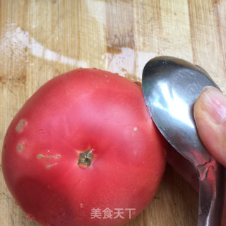 “汤羹”锤肉片番茄汤的做法步骤：6