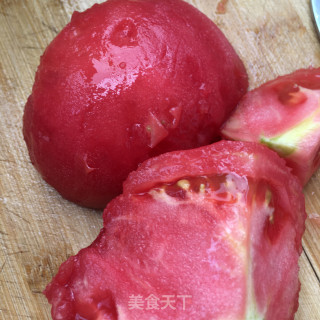 “汤羹”锤肉片番茄汤的做法步骤：7