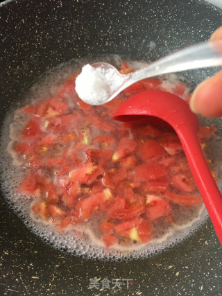 “汤羹”锤肉片番茄汤的做法步骤：13