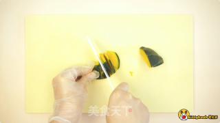 鳕鱼南瓜菜泥的做法步骤：3