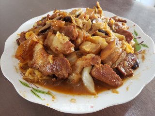 五花肉炖白菜的做法步骤：9