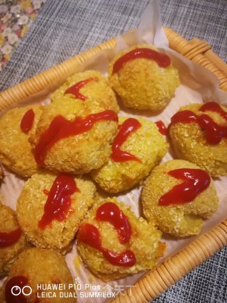 土豆芝士球的做法步骤：15
