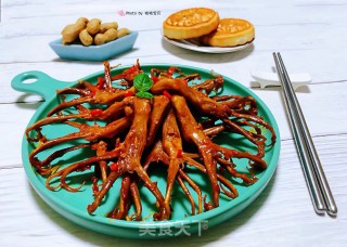香辣鸭舌的做法步骤：11