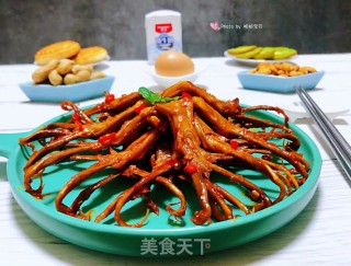 香辣鸭舌的做法步骤：15