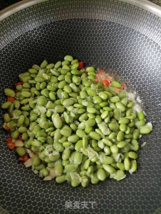 肉末毛豆的做法步骤：3