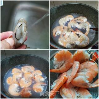 柠檬虾的做法步骤：2