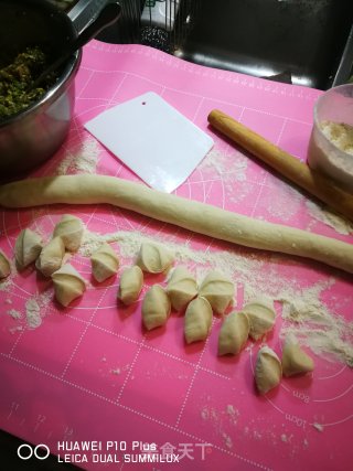两吃青椒蘑菇饺的做法步骤：17