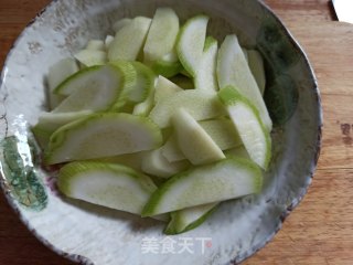 海米芥兰片的做法步骤：2