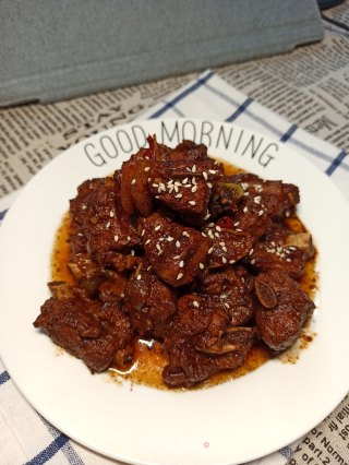 沙茶排骨的做法步骤：13