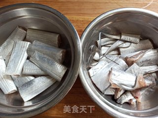 油带两吃的做法步骤：2