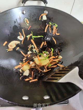 杂蔬打卤面的做法步骤：6