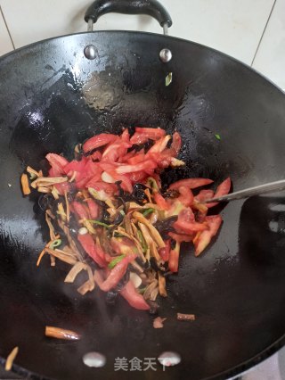 杂蔬打卤面的做法步骤：7