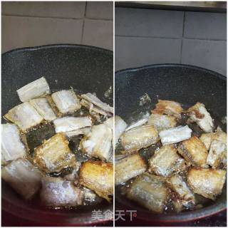 蒜香豆豉焖带鱼的做法步骤：5