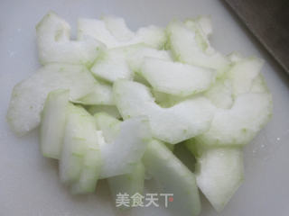 榨菜丝鱼籽包煮节瓜的做法步骤：3