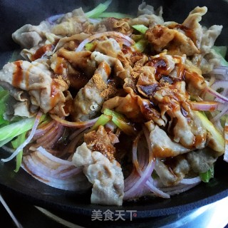 芹菜炒牛肉卷的做法步骤：8