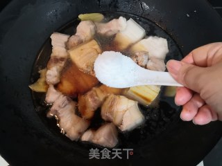 百叶红烧肉的做法步骤：16