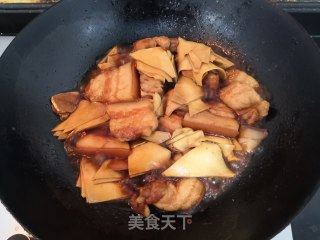 百叶红烧肉的做法步骤：22