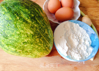 南瓜煎饼的做法步骤：1