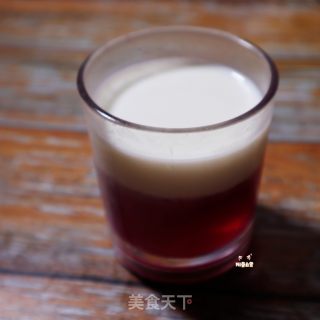 网红葡萄撞奶❗️（两种做法）葡萄椰奶冻  ❗️（超简单白凉粉版）的做法步骤：5