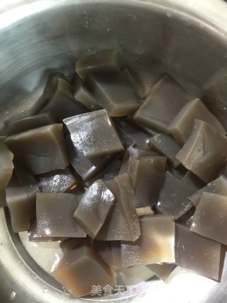 凉粉炒蛋的做法步骤：1