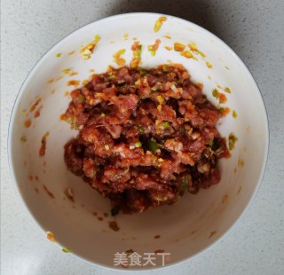 香菇酿肉的做法步骤：5