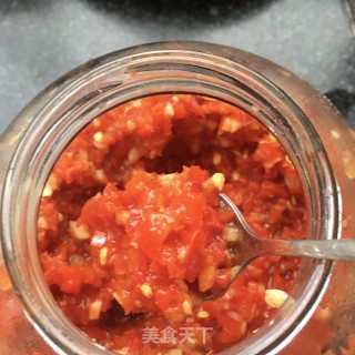 剁椒版眉豆拌甜虾的做法步骤：10