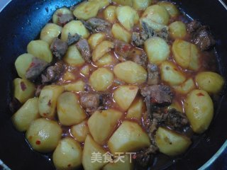 鸭肉烧土豆的做法步骤：10